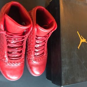 Jordan Shine Limited Edition Varsity Red Leather